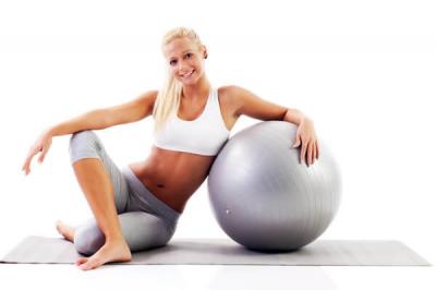 Swiss Ball Crunches 1 